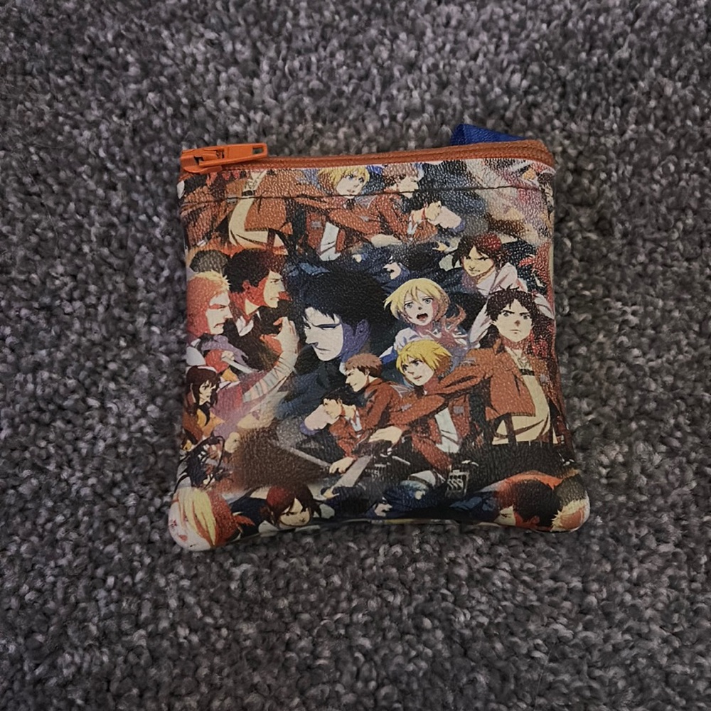 Anime Attack on titan coin pouch